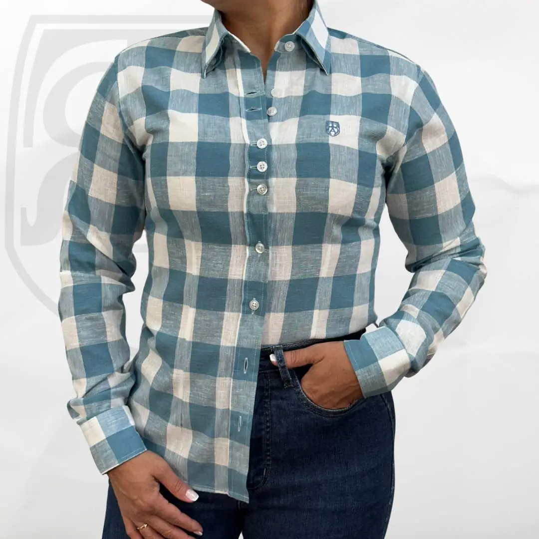 Camisa xadrez feminina Talabarta